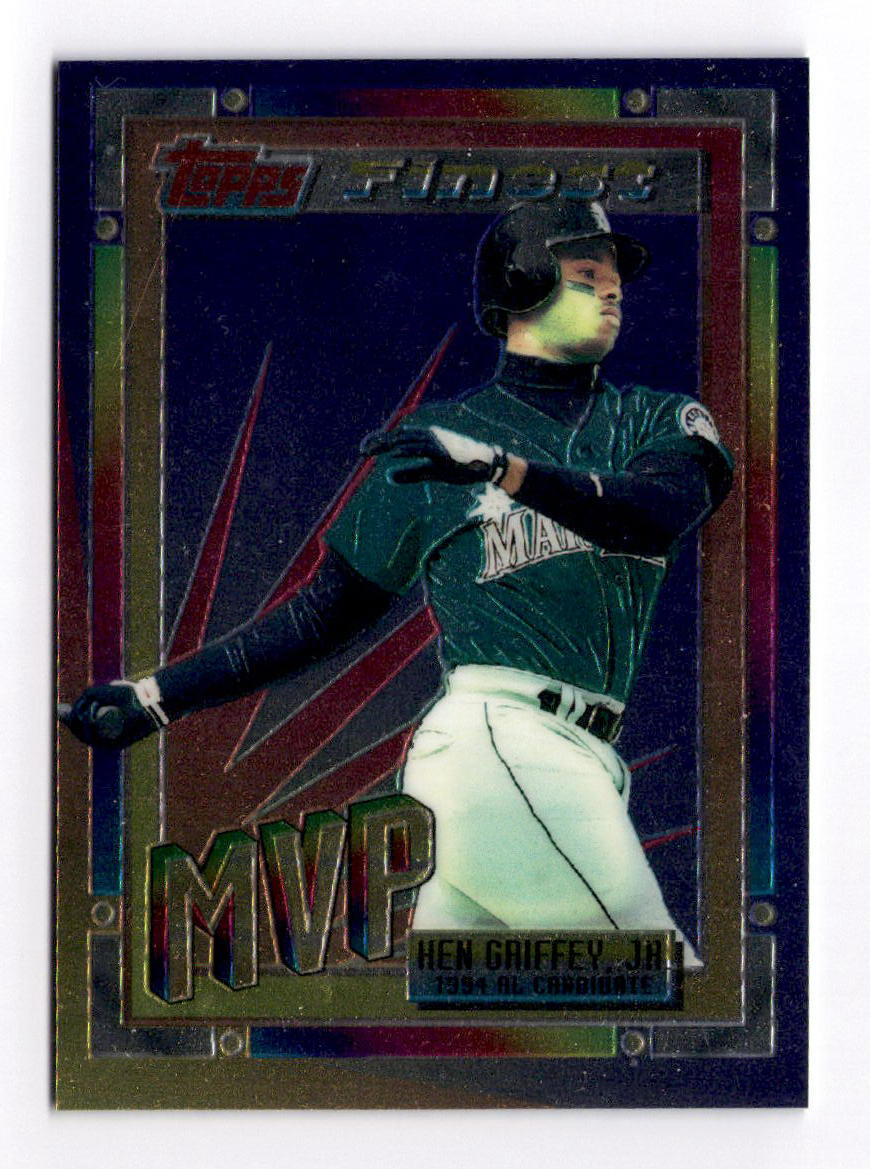 Ken Griffey Jr 1996 TSC AWARDS BEST PERFORMANCE INSERT #5 SEATTLE  MARINERS!